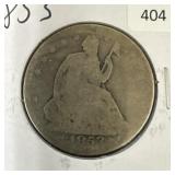 1853 W/ARRORS SEATED LIBERTY HALF DOLLAR