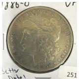 1886-O MORGAN DOLLAR