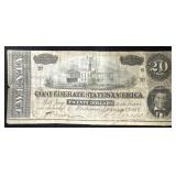 1864 CONFEDERATE (NASHVILLE CAPITOL) $20