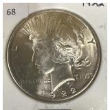 1922 PEACE DOLLAR