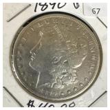 1890-O MORGAN DOLLAR