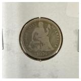 1876-CARSON CITY SEATED LIBERTY DIME