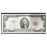 SERIES 1963-A RED SEAL $2 (UNCIRCULATED)