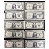10 - 1935 ONE DOLLAR SILVER CERTICIATES