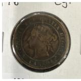 1876 CANADA LARGE CENT