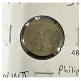 1944 WWII PHILIPPINES 5 CENTAVOS
