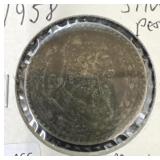 1958 MEXICO SILVER PESO