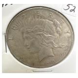 1923 PEACE SILVER DOLLAR
