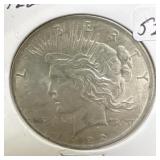 1922 PEACE SILVER DOLLAR