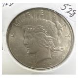 1922 PEACE SILVER DOLLAR