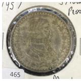1957 MEXICO SILVER PESO