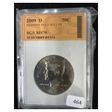 2000-D KENNEDY MS70 HALF DOLLAR
