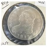 1813 BUST HALF DOLLAR