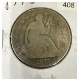 1877-S SEATED LIBERTY HALF DOLLAR
