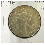 1946 WALKING LIBERTY HALF DOLLAR - UNC