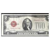 SERIES 1928-G RED SEAL $2 (NICE CONDITION)