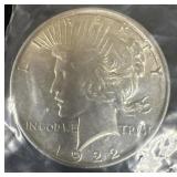 1922 PEACE DOLLAR