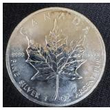 2013 CANADIAN SILVER MAPLE LEAF - 1 OZ SILVER