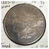 1885-O MORGAN DOLLAR - UNC - TONER