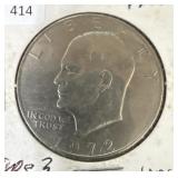 1972 TYPE 3 IKE DOLLAR