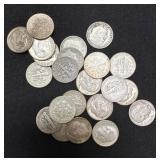 (22) SILVER DIMES - ALL 90% SILVER