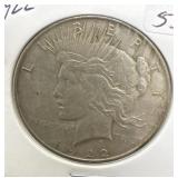 1922 PEACE SILVER DOLLAR