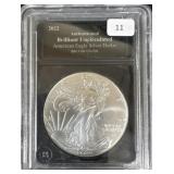 2022 SILVER EAGLE - BU BY BRADFORD EXCHANGE