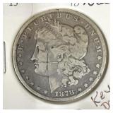 1878 CARSON CITY MORGAN SILVER DOLLAR - KEY DATE