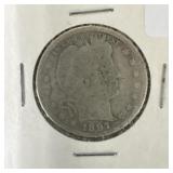 1897 BARBER QUARTER