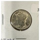 1945 MERCURY DIME