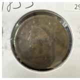 1853 LARGE CENT