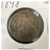 1848 LARGE CENT
