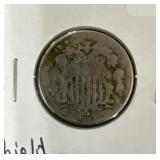 1882 SHIELD NICKEL