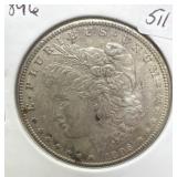 1896 MORGAN SILVER DOLLAR