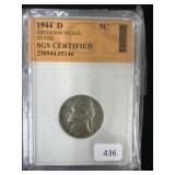 1944-D SILVER WAR NICKEL