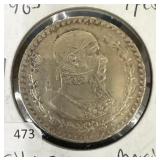 1965 MEXICO SILVER PESO