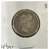 1904 BARBER DIME