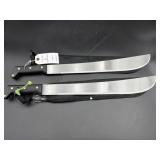 2 LARGE KNIVES