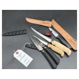 4 FILLET KNIVES