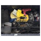 ASSORTED TOOLS AND TOTE