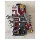 4pc RATCHETING OPEN END WRENCHE SET
