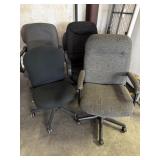 6 OFFICE CHAIRS