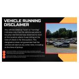 ***VEHICLE STATUS OF RUNNING OR NON RUNNER***