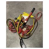 JUMPER CABLES, STEERING WHEEL LOCK, EXT CORD