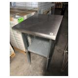 SMALL STAINLESS PREP TABLE