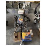 GRACO GMAX 9000 PAINT SPRAYER WITH ATTACHMENTS