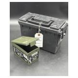 2 EMPTY AMMO CANS