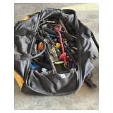DEWALT TOOL BAG WITH ASSORTMENT OF TOOLS