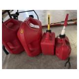 ASSORTMENT OFGAS CANS