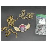BROKEN CHAIN AND CHARM